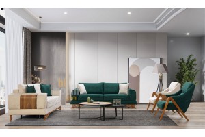 ZÜMRÜT KOLTUK TAKIMI 3+3+1+1 ÖZEL FİYAT 28.000TL